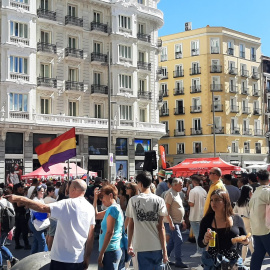  Concentración ciudadana en Madrid. Imagen de X