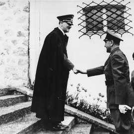 Hitler y Ante Pavelic el 9 de junio de 1941. WIKIPEDIA