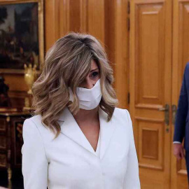  Yolanda Díaz en su toma de posesión como vicepresidenta tercera.- EUROPA PRESS