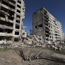 Escombros de edificios en la región de Zaporizhzhia, Ucrania.- EFE/EPA/KATERYNA KLOCHKO