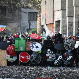 Protestas en Santiago de Chile en enero de 2020. Shutterstock / Chomen