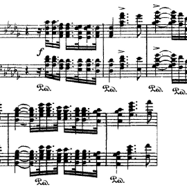 Tema principal del 'Primer concierto para piano', de Tchaikovsky. WIKIPEDIA