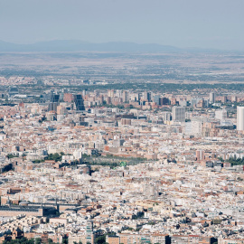 Vista aérea de Madrid. Shutterstock / Jose Luis Carrascosa