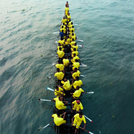  Imagen de archivo de una competición de remo. EUROPA PRESS