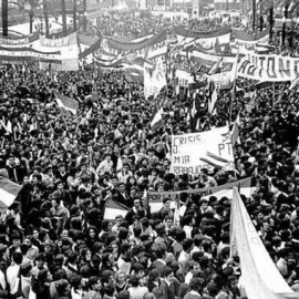  Manifestación del 4 de diciembre de 1977 en favor de la autonomía de Andalucía. EFE