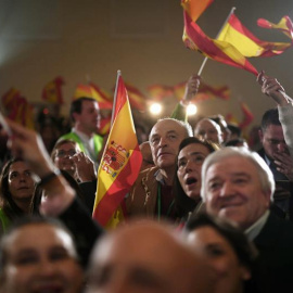  Simpatizantes de Vox celebran los resultados en las elecciones andaluzas. EFE/Rafa Alcaide