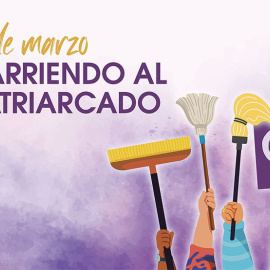 Cartel del PCE para el 8M.