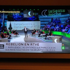 Inada y Marhuenda tele pública la Sexta