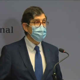 El consejero murciano de Sanidad se disculpa por vacunarse de la covid-19. — EUROPA PRESS