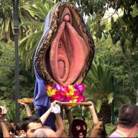  Imagen de la 'Procesión del santísimo coño insumiso'