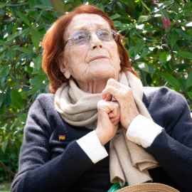 La escritora Rosa Regàs durante la presentación de su libro ‘Un legado’, a 28 de mayo de 2024, en Llofriu, Girona, Catalunya (España).