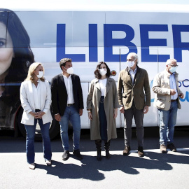  Isabel Díaz Ayuso en un acto de campaña en Las Rozas./EFE