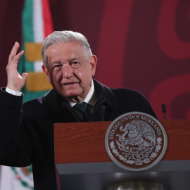  López Obrador, este jueves en Ciudad de México. EFE/Sáshenksa Gutiérrez