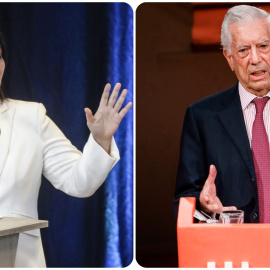  A la izquierda Keiko Fujimori (AFP) y a la derecha, Mario Vargas Llosa (EFE)