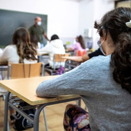  Vuelta a clases en un colegio. EFE/ Ismael Herrero