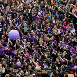 Foto de archivo de la manifestación del 8M en Madrid, en 2020. REUTERS/Susana Vera