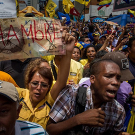  Manifestación en Venezuela. EFE