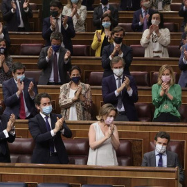  Aplausos a Casado esta semana en el Congreso.- EUROPA PRESS