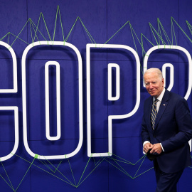 El presidente de EEUU, Jose Biden, a su llegada a la COP26 de Glasgow (Reino Unido). REUTERS