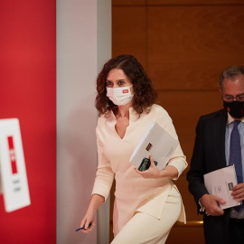  Ayuso, el pasado miércoles en Madrid. EFE/Miguel Osés