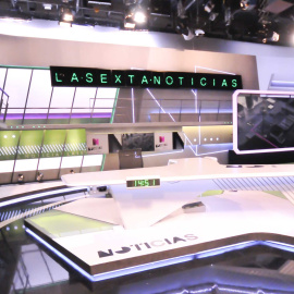 Plató de La Sexta Noticias