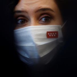  Ayuso, durante el pleno de la Asamblea de Madrid de hace unos días. EFE/Juan Carlos Hidalgo