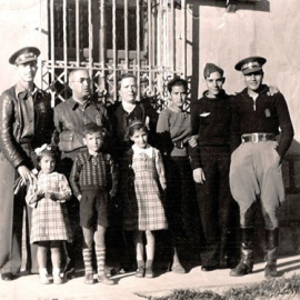  El Coronel Prada y su familia en Baza, 1938. Foto familia Prada Vaquero