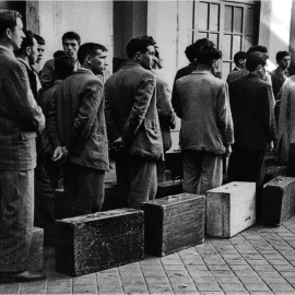 Emigrantes españoles. Foto: Manuel Iglesias / EFE.