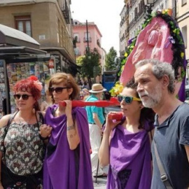  Willy Toledo,en la manifestación del Coño Insumiso en Madrid, (EP).
