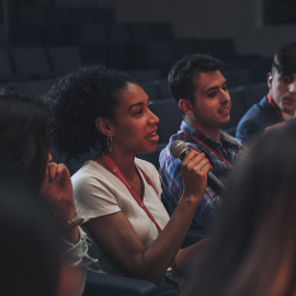  Vanessa Cadena, de la Revista Negrxs. Fotografía de Javier Sánchez Salcedo