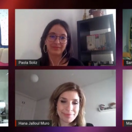  Captura del debate 'El voto decisivo' organizado por Poder Migrante