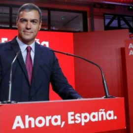  Pedro Sánchez, en la presentación de la campaña Ahora España el pasado 30 de septiembre. EFE