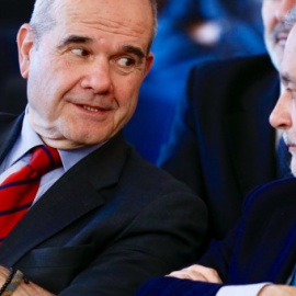  Chaves y Griñán durante el juicio en la Audiencia de Sevilla. EFE/ Jose Manuel Vidal