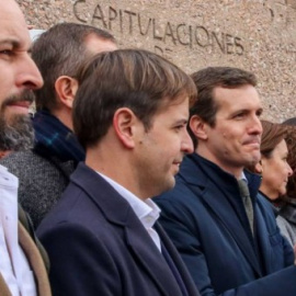  La derecha unida en Colón / Ricardo Rubio (Europa Press)