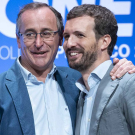  Alonso y Casado durante la clausura de la última convencción del PP Vasco. - PP.