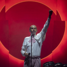  La cantante belga Stromae, en el festival de música Vieilles Charrues en Carhaix-Plouguer, oeste de Francia, el pasado julio. AFP/FRED TONNEAU