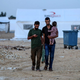 Campamento de la Media Luna Roja turca, en Siria, en una imagen de archivo.- EFE/Mohammed Badra