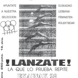 Número 12 de la revista Sorginak, editada por Colectivos de Lesbinanas Feministas de Euskadi. Año: 1992. Fuente: Emakumeen Dokumentazio Zentroa Maite Albiz Centro de Documentación de Mujeres