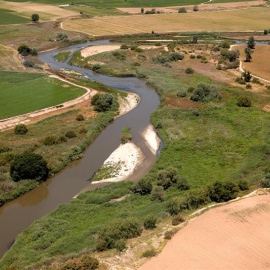 Vista aérea del Valle del Tajuña.- EFE