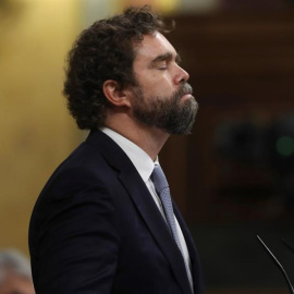  El portavoz de Vox en el Congreso, Iván Espinosa de los Monteros, este martes en la Cámara Baja / EFE