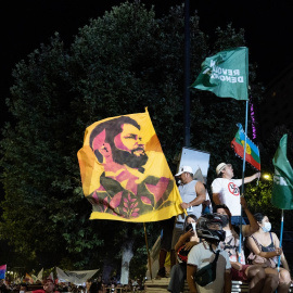 Celebración en Chile tras la victoria de Gabriel Boric. EUROPA PRESS / Matias Basualdo - ZUMA Press Wire