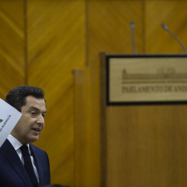  Moreno Bonilla en el Parlamento de Andalucía. E.P./María José López