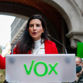  La portavoz de Vox en la Asamblea de Madrid, Rocío Monasterio, en una reciente imagen de archivo. — Óscar J.Barroso / Europa Press