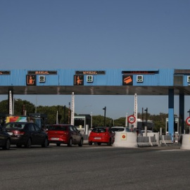  Peaje de la autopista AP-4 Sevilla-Cádiz, gestionada por Abertis. E.P./María José López