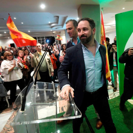 Abascal, en un acto de Vox en Córdoba. EFE.