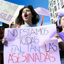 Imagen de archivo de una manifestación por el Día de la Mujer. — Ana Escobar Ana Escoba / EFE