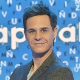 Christian Gálvez en el plató de Pasapalabra
