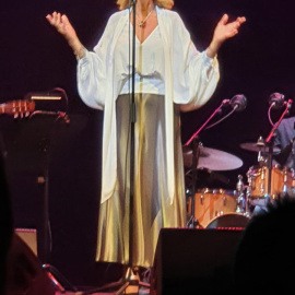 La cantante Sole Gimenez durante su concierto en el Teatro de la Zarzuela el 6 de octubre de 2020. Foto: Franz Londres