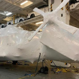  Helicópteros de combate de escala en Sagunto con destino a Arabia Saudí. - Collettivo Autonomo Lavoratori Portuali