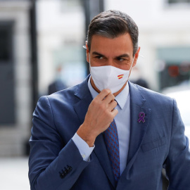  El presidente del Gobierno, Pedro Sánchez a su llegada al Congreso de los Diputados.- EFE/Juan Carlos Hidalgo